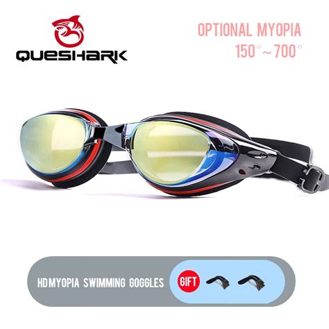 150 To 700 Degree Myopia Swim Goggles Men Women HD Clear Lens Anti