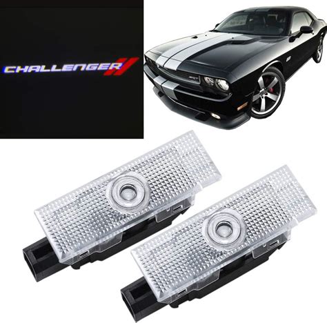 Pcs Set Car Door Led Projector Welcome Logo Emblem Kit For Dodge