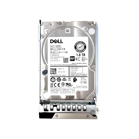 Dell HDDDEL00157 1 8TB 10K RPM SAS 12Gbps 512e 2 5in Hot Plug Hard Drive 3 5in HYB CARR CK