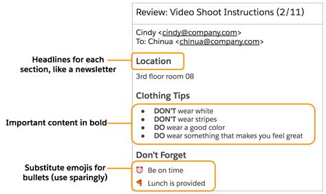 Writing Effective Email Tips And Best Practices Salesforce Trailhead