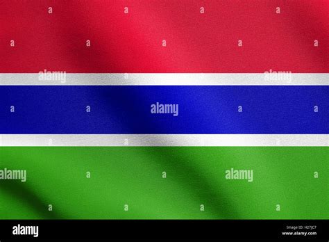 Gambian National Official Flag African Patriotic Symbol Banner