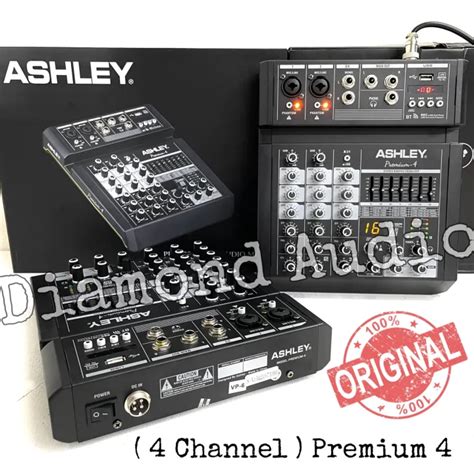 Mixer Audio Ashley Premium Usb Bluetooth Original Mixing Premium