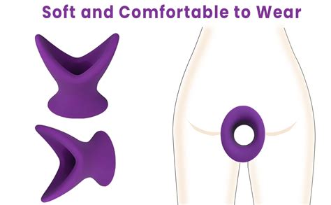 Amazon Silicone Anal Butt Plugs Hollow Tunnel Anal Plug Anal Trainer Purple Anal Training