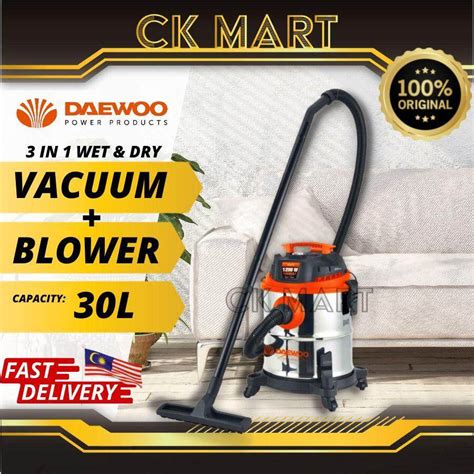 Daewoo 30litre Wet And Dry Vacuum Cleaners Davc90 30l With Blower