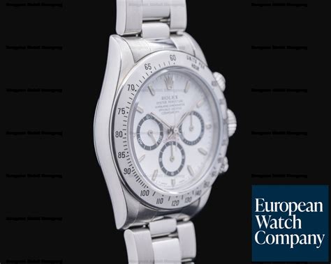 rolex  daytona  zenith movement white dial ss