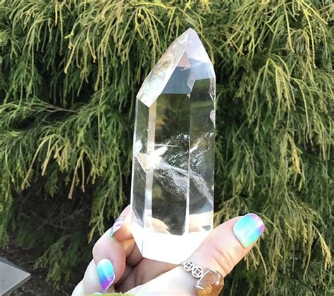 Quartz Crystal Generator Large Oz Tower Tall Etsy