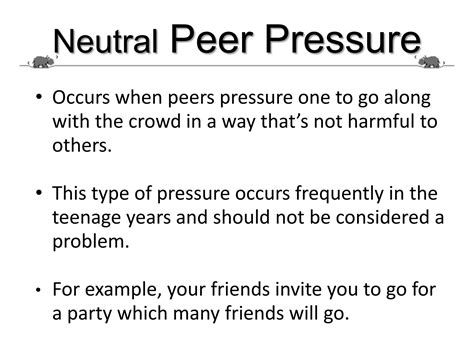 Peer Pressure Ppt