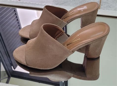 Tamanco Vizzano Salto Bloco Nude Sandália Feminina Vizzano Nunca Usado 78670266 enjoei