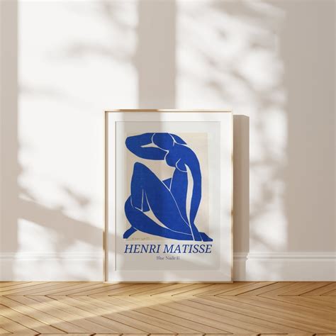 Matisse Blue Nude Exhibition Poster Matisse Artwork Henri Matisse Museum Poster Digital Wall Art