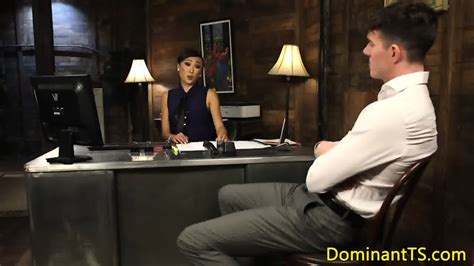 Dominant Asian Babe Gets Cocksucked By Stud