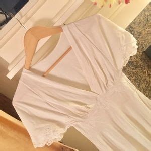 None Intimates Sleepwear Vintage Ivory Lace S Lingerie Nightgown Poshmark