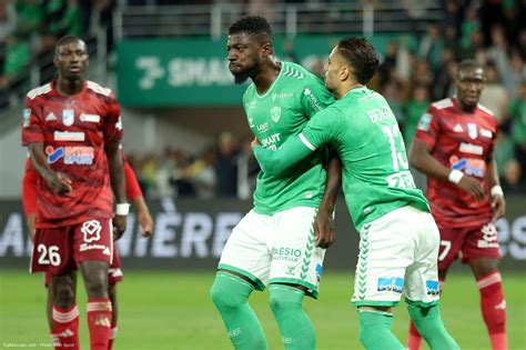 Match ASSE AC Ajaccio chaîne TV et compos officielles