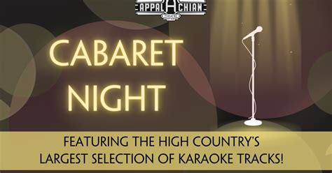 Karaoke redefined at App Theatre with Cabaret Night | Main Street ...