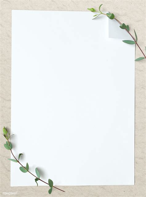 Plain Paper Template