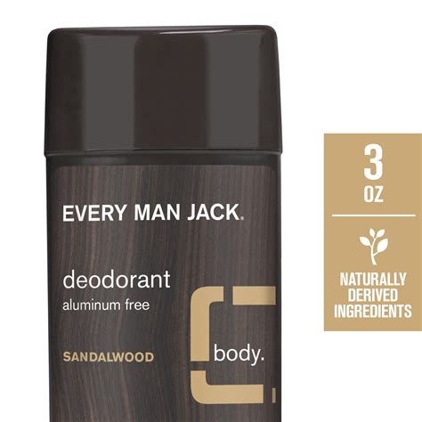 Every Man Jack Sandalwood Aluminum-Free Deodorant Nepal | Ubuy