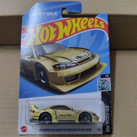 Hot Wheels Nissan Silvia S Lbwk Gold Shopee Malaysia