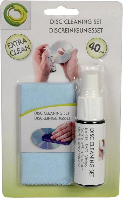 Disc Cd Cleaner Liquid 40ml & green E Pan On 12x3x20cm | bol