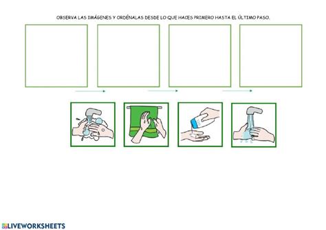 Ejercicio Interactivo De Lavarse Las Manos Worksheets Enamel Pins