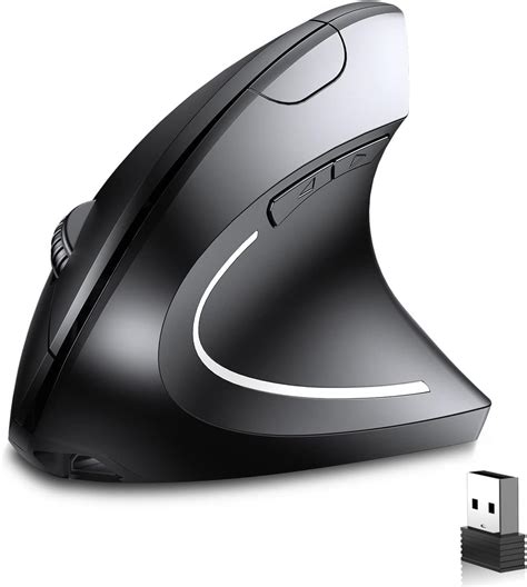 Bomenya Souris Ergonomique Sans Fil Ghz Souris Verticale Souris