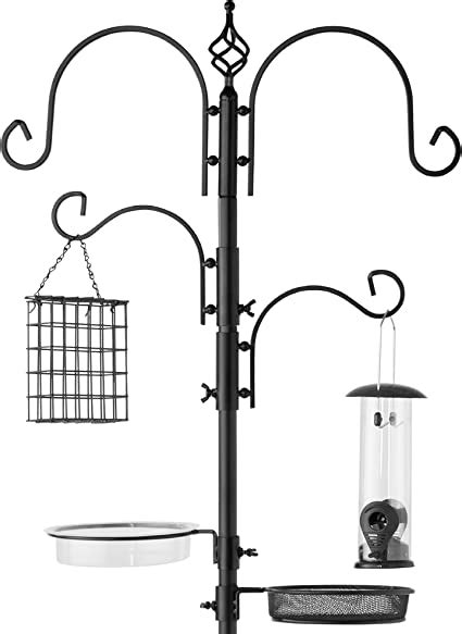 Best Choice Products 91in 4 Hook Bird Feeding Station