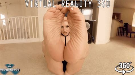 VR Foot Worship Porn Cock Teasing Foot Pussy Ft Sarah DiAvola HD VR Porn