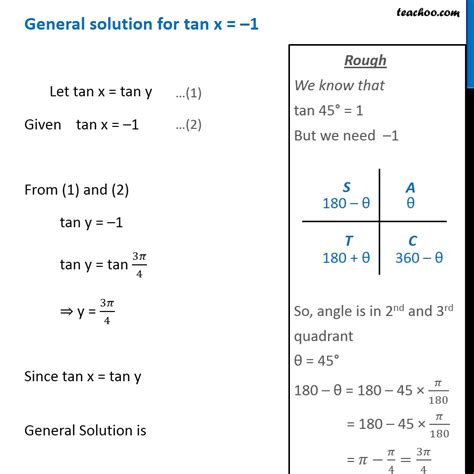 Finding General Solutions Trigonometry With Examples And Questions