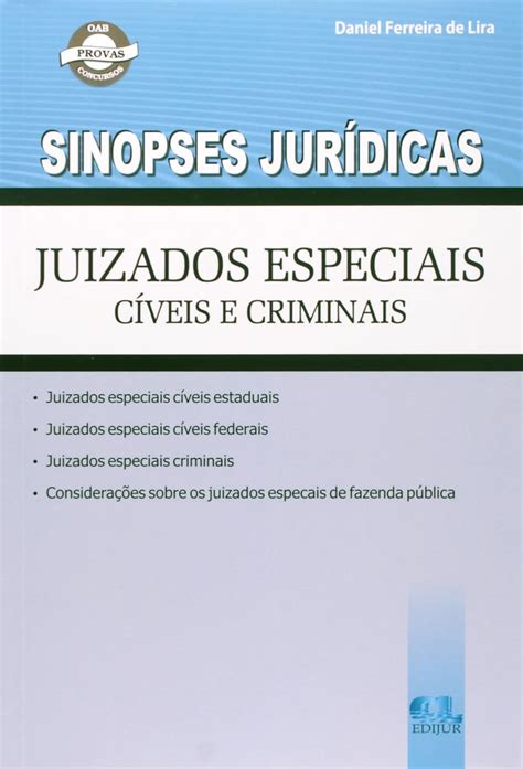 Amazon Sinopse De Juizados Especiais Civeis E Criminais