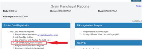 NREGA Job Card List 2022 23 Odisha Nrega Nic In 2022 23 Odisha List