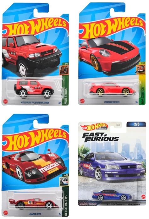 HOT WHEELS Mitsubishi Pajero Evolution HNK Porsche GT HNK