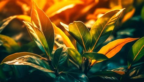 premium photo close  detail  tea leaves