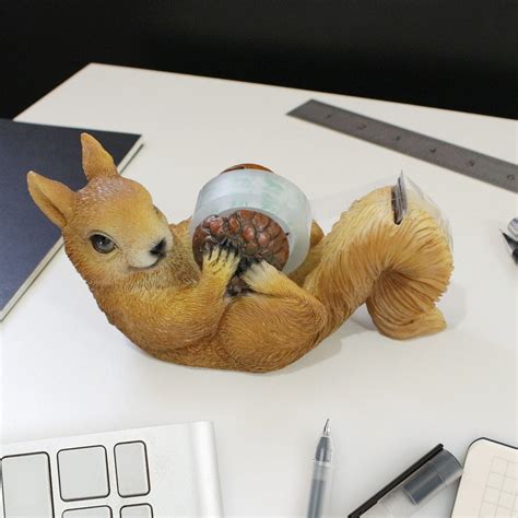 Squirrel Tape Dispenser Cute Tape Dispenser Desktop Tape Dispenser