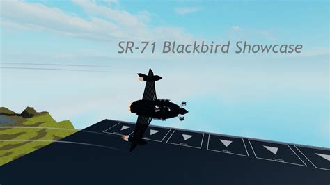 Sr Blackbird Showcase Roblox Plane Crazy Youtube