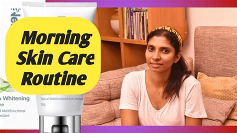 My 4 Steps Morning Skin Care Routine Skincare Glowing Skin Best Morning Skin Care Beauty