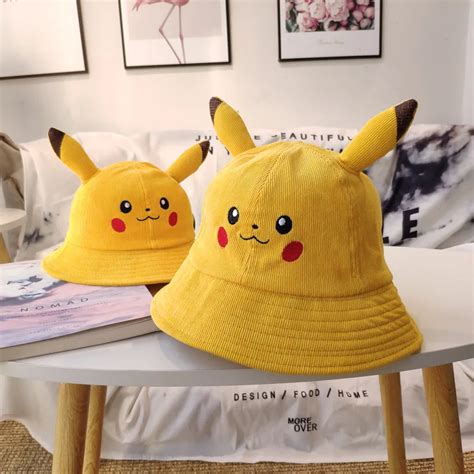 Pokemon Pikachu Bucket Hat Sun Hat Pokemon Portal