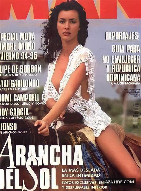 Arancha Del Sol Sexy Hot Vintage Photoshoot For Revista Man AZNude