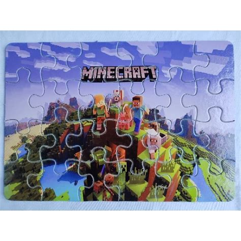 Quebra Cabeça Do Minecraft - Minecraft quebra cabeça | Shopee Brasil