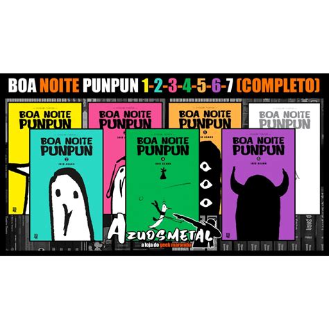 Kit Boa Noite Punpun Vol 1 7 Coleção Completa Mangá JBC