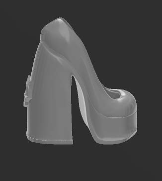 Archivo STL Zapato tipo Naked Wolf para Monster HighDiseño para descargar y imprimir en 3DCults