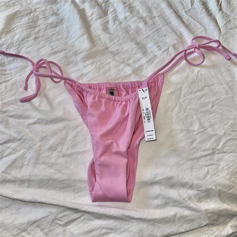 Limited Edition Pink Lollipop Rhinestone Bikini Depop