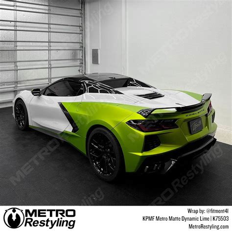 Lime Green Corvette