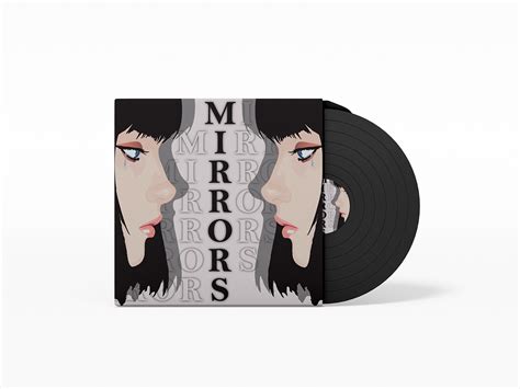 mirrors album cover  behance