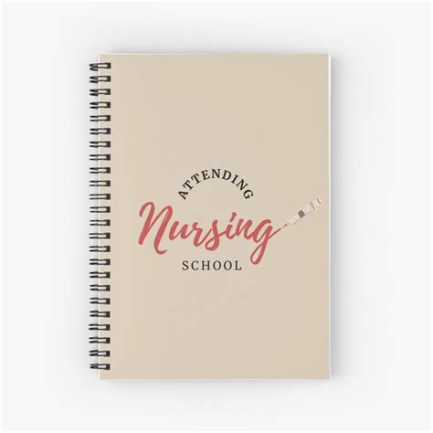 Cuaderno De Espiral Con La Obra Design For Nursing Students