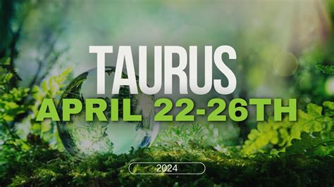 Taurus ♉️ Weekly Love Tarot April 22 26th “a Brand New Love” Youtube