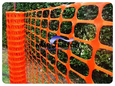 Аварийное ограждение, сетка аварийная пластиковая