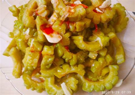 resep tumis pare masakan sehari hari oleh tria cookpad