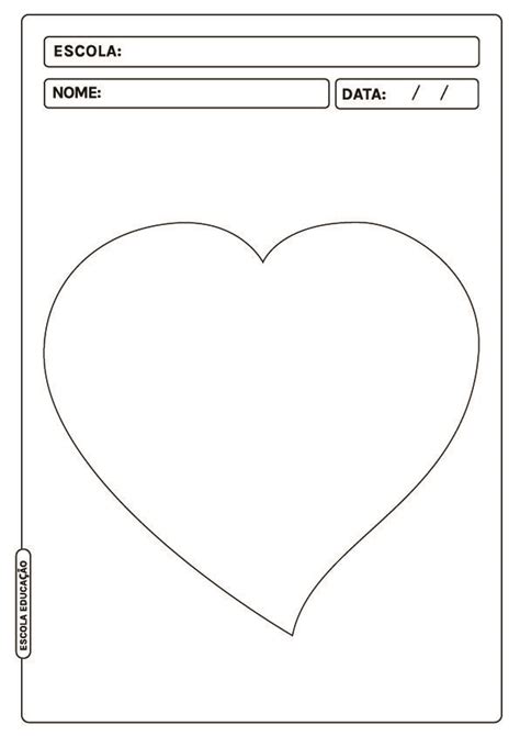 60 Desenhos de Coração para Colorir e Espalhar Amor