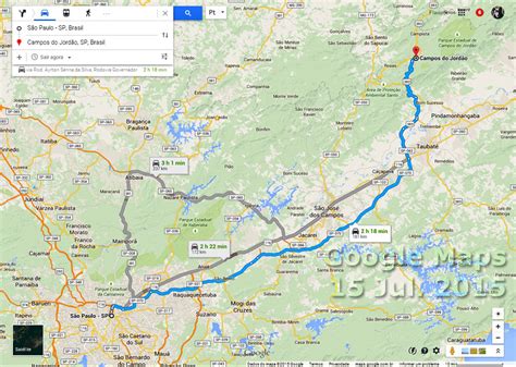 Distancia Entre Campos Do Jordao E Sao Paulo