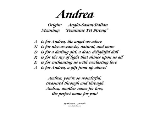 Andrea Name