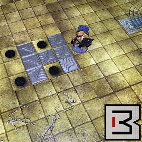 Web Tile – Grey – Battlemap Boss
