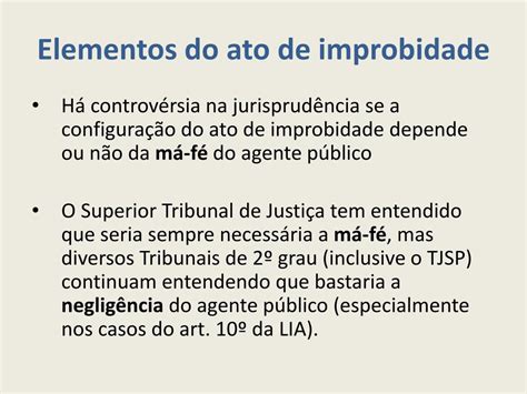 Ato De Improbidade O Que É